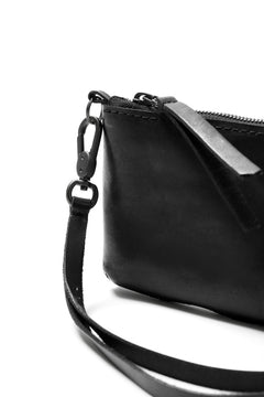 Load image into Gallery viewer, PAL OFFNER KEY BAG with STRAP / CALF LEATHER (BLACK)