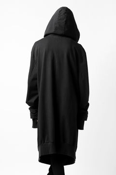 Load image into Gallery viewer, Nostra Santissima STRETCH SWEAT HOODED COAT (BLACK)