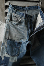 画像をギャラリービューアに読み込む, CHANGES VINTAGE REMAKE DENIM STRAIGHT PANTS / RARE DENIM (INDIGO #A)