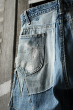 画像をギャラリービューアに読み込む, CHANGES VINTAGE REMAKE DENIM STRAIGHT PANTS / RARE DENIM (INDIGO #A)