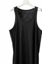 画像をギャラリービューアに読み込む, 11 BY BORIS BIDJAN SABERI BACK BLOCK LOGO TANK TOP &quot;T3-F-1101&quot; (BLACK DYE - LIGHT GREY)