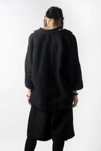 画像をギャラリービューアに読み込む, KAZUYUKI KUMAGAI Relax Short Shirt Jacket / Strong Twist C/Li Ox (BLACK)