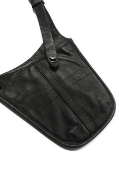 画像をギャラリービューアに読み込む, ISAMU KATAYAMA BACKLASH WAIST-HANG BAG / DOUBLE SHOULDER OBJECT DYED (BLACK)