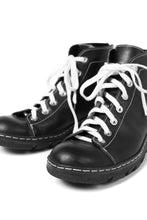 画像をギャラリービューアに読み込む, Portaille &quot;one make&quot; Lace Up Back Zip VB Shoes (JAPAN Vachetta Leather / BLACK)