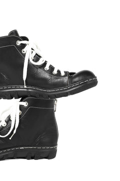 画像をギャラリービューアに読み込む, Portaille &quot;one make&quot; Lace Up Back Zip VB Shoes (JAPAN Vachetta Leather / BLACK)