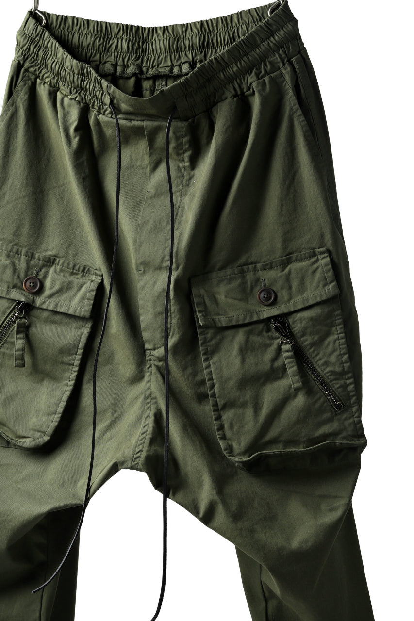 Load image into Gallery viewer, RUNDHOLZ DIP MILITARY LOWCROTCH JOGGERS (MOSS*KHAKI GREEN)