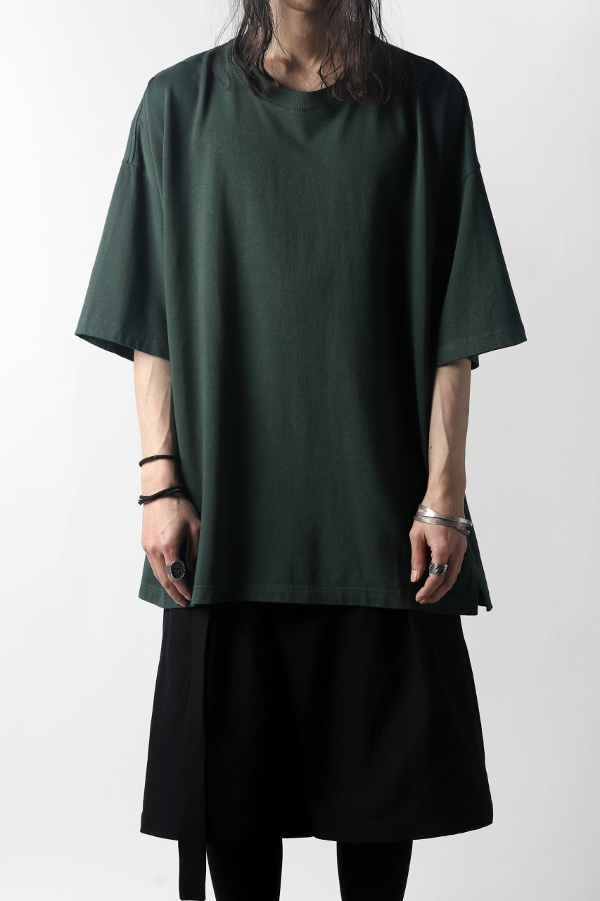 KAZUYUKI KUMAGAI CREW-NECK LOOSEFIT T-SHIRT (GREEN)