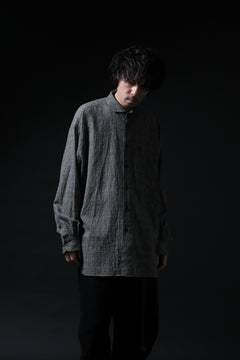 Load image into Gallery viewer, forme d&#39;expression Oversized Shirt w/ Pocket (Glen Check)