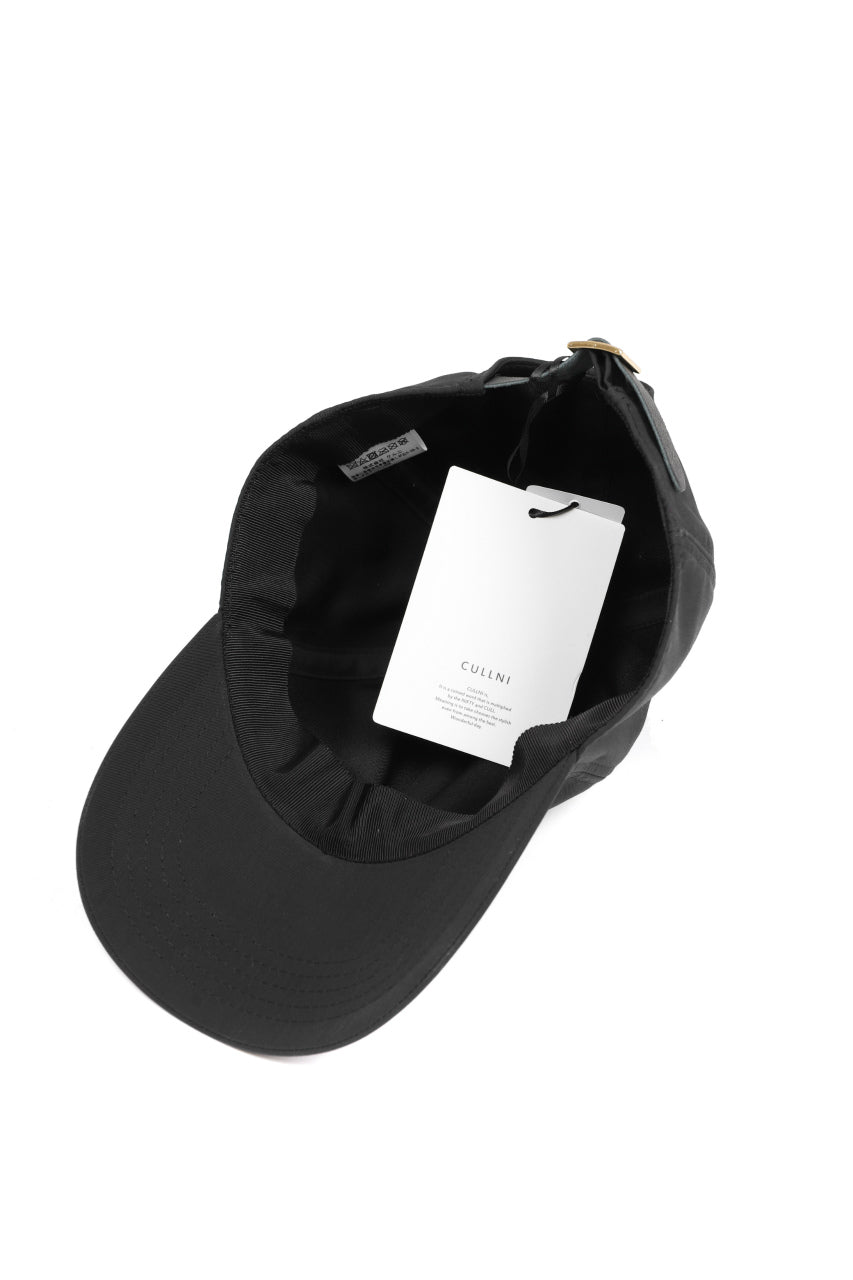 CULLNI BASEBALL CAP (BLACK)