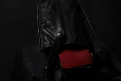 画像をギャラリービューアに読み込む, ISAMU KATAYAMA BACKLASH WAIST-HANG BAG / DOUBLE SHOULDER OBJECT DYED (BLACK)