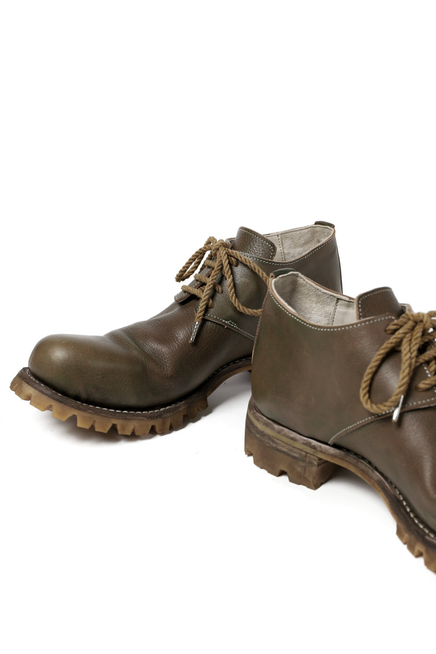 画像をギャラリービューアに読み込む, Portaille &quot;one make&quot; VB Derby Shoes (JAPAN Vachetta Leather / ARMY)