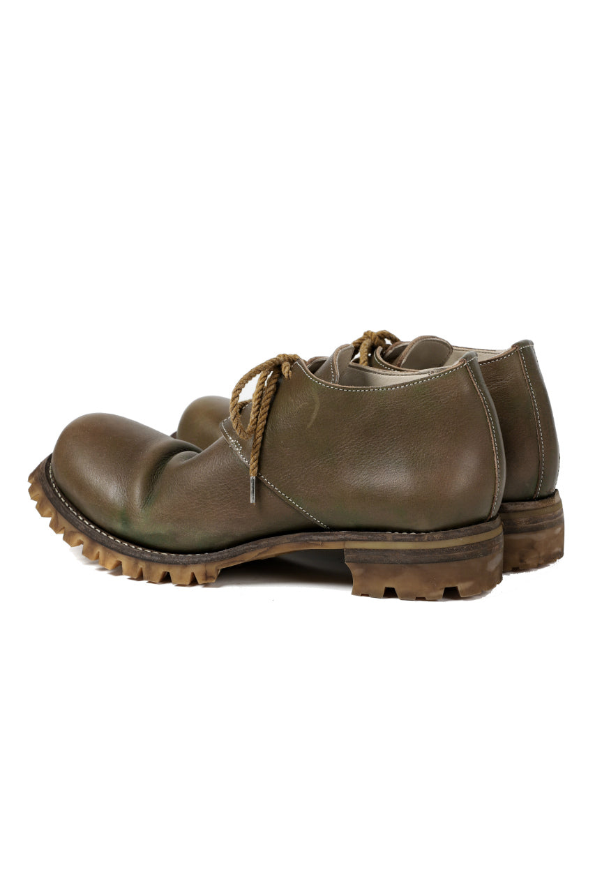 Portaille "one make" VB Derby Shoes (JAPAN Vachetta Leather / ARMY)