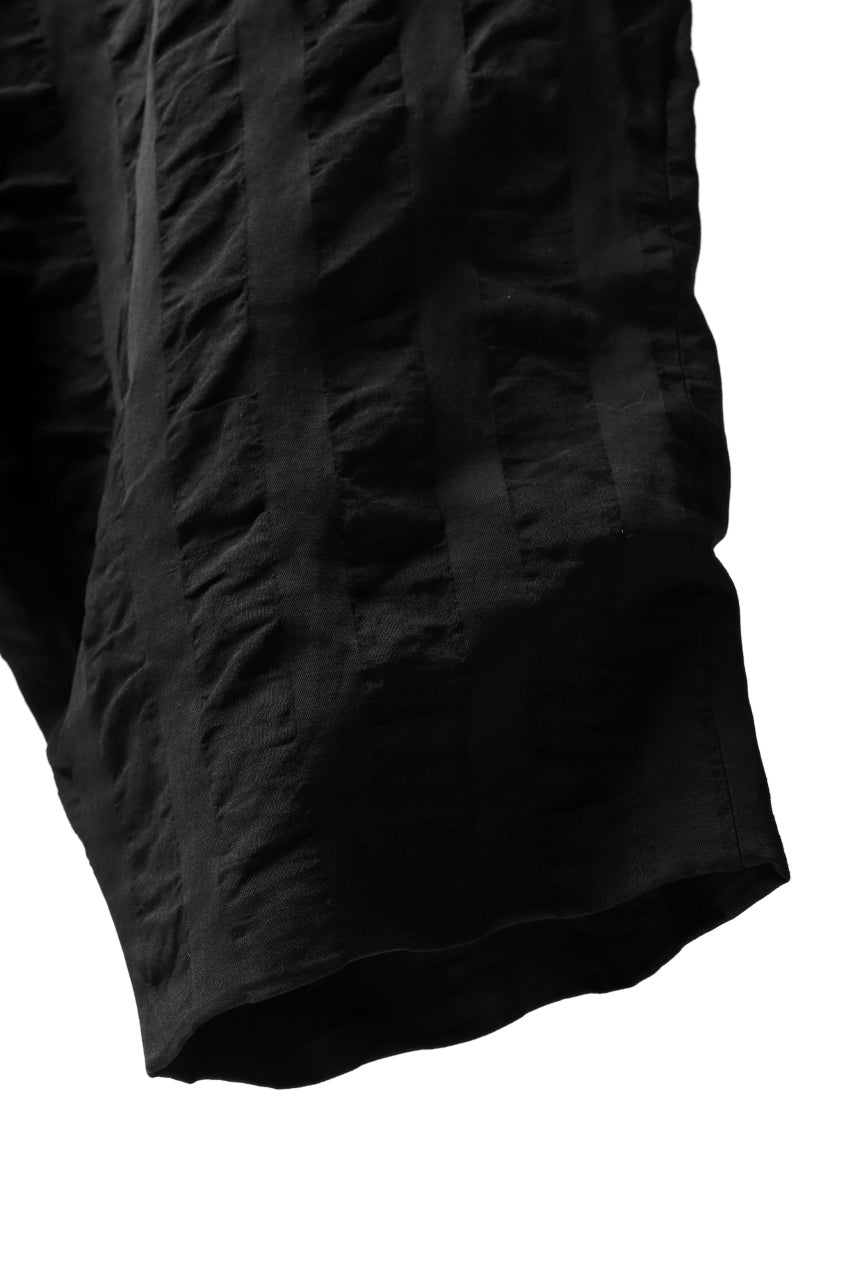 SOSNOVSKA SQUEEZED STRIPE PANTS (BLACK)