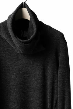 Load image into Gallery viewer, A.F ARTEFACT exclusive HIGH NECK WRAP TOPS / EXLANWOOL® (GREY)