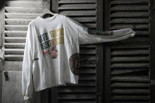 画像をギャラリービューアに読み込む, CHANGES VINTAGE REMAKE QUARTET PANEL LONG SLEEVE TEE (MULTI WHITE #beer)