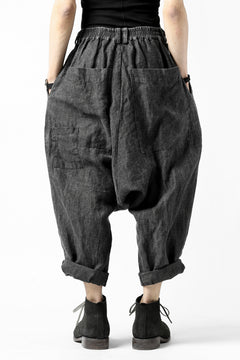 Load image into Gallery viewer, _vital low clotch wide pants (SUMI INK DYED)