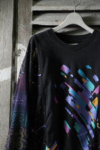 Load image into Gallery viewer, CHANGES VINTAGE REMAKE QUARTET PANEL LONG SLEEVE TEE (MULTI BLACK #A)