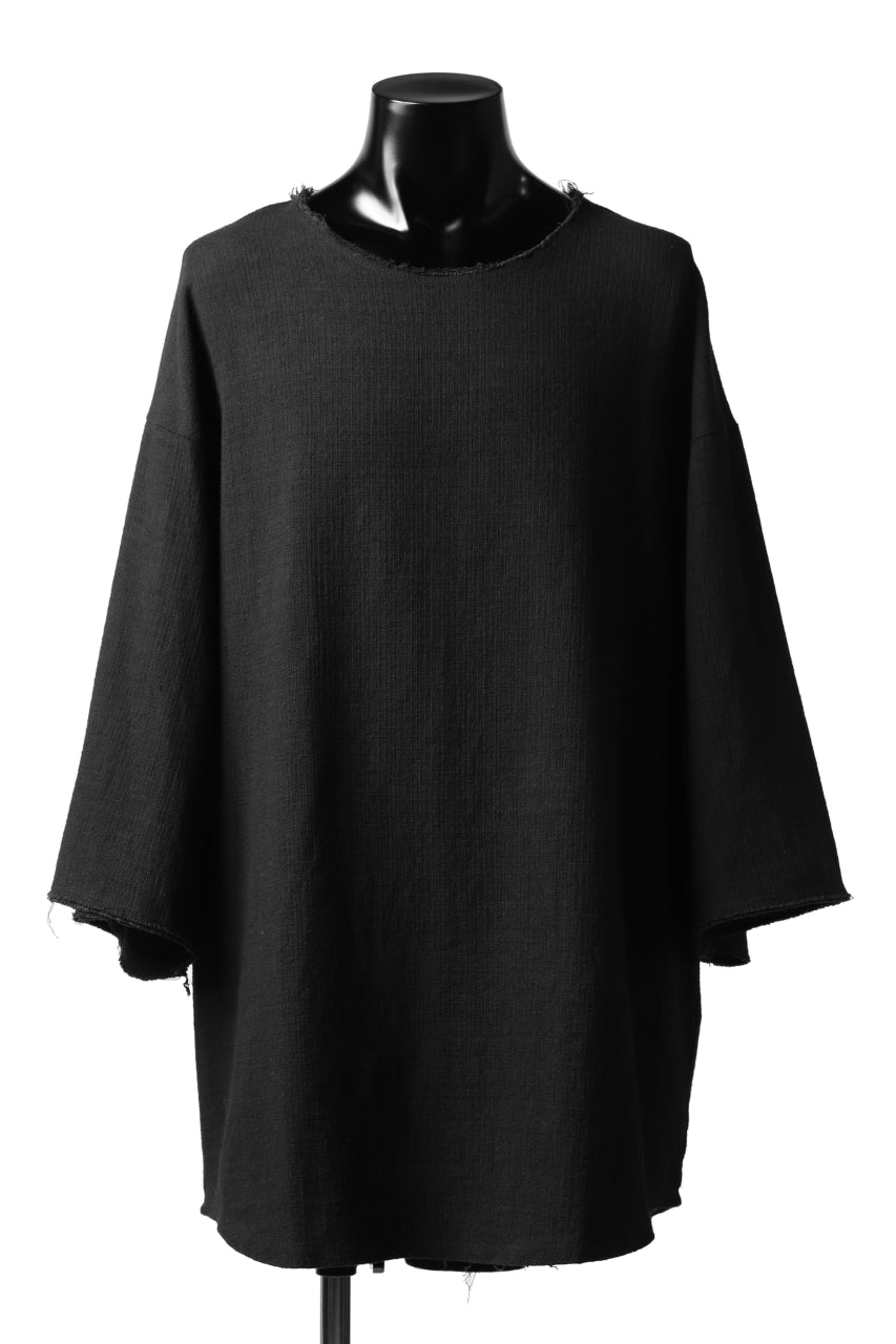 ISAMU KATAYAMA BACKLASH PULLOVER SHIRT / PRIPERA WOVEN (BLACK)