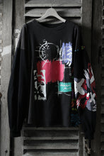 画像をギャラリービューアに読み込む, CHANGES VINTAGE REMAKE QUARTET PANEL LONG SLEEVE TEE (MULTI BLACK #B)