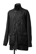Load image into Gallery viewer, RUNDHOLZ DIP MILITARY COVER-ALL JACKET (BLACK)