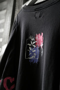 画像をギャラリービューアに読み込む, CHANGES VINTAGE REMAKE QUARTET PANEL LONG SLEEVE TEE (MULTI BLACK #B)