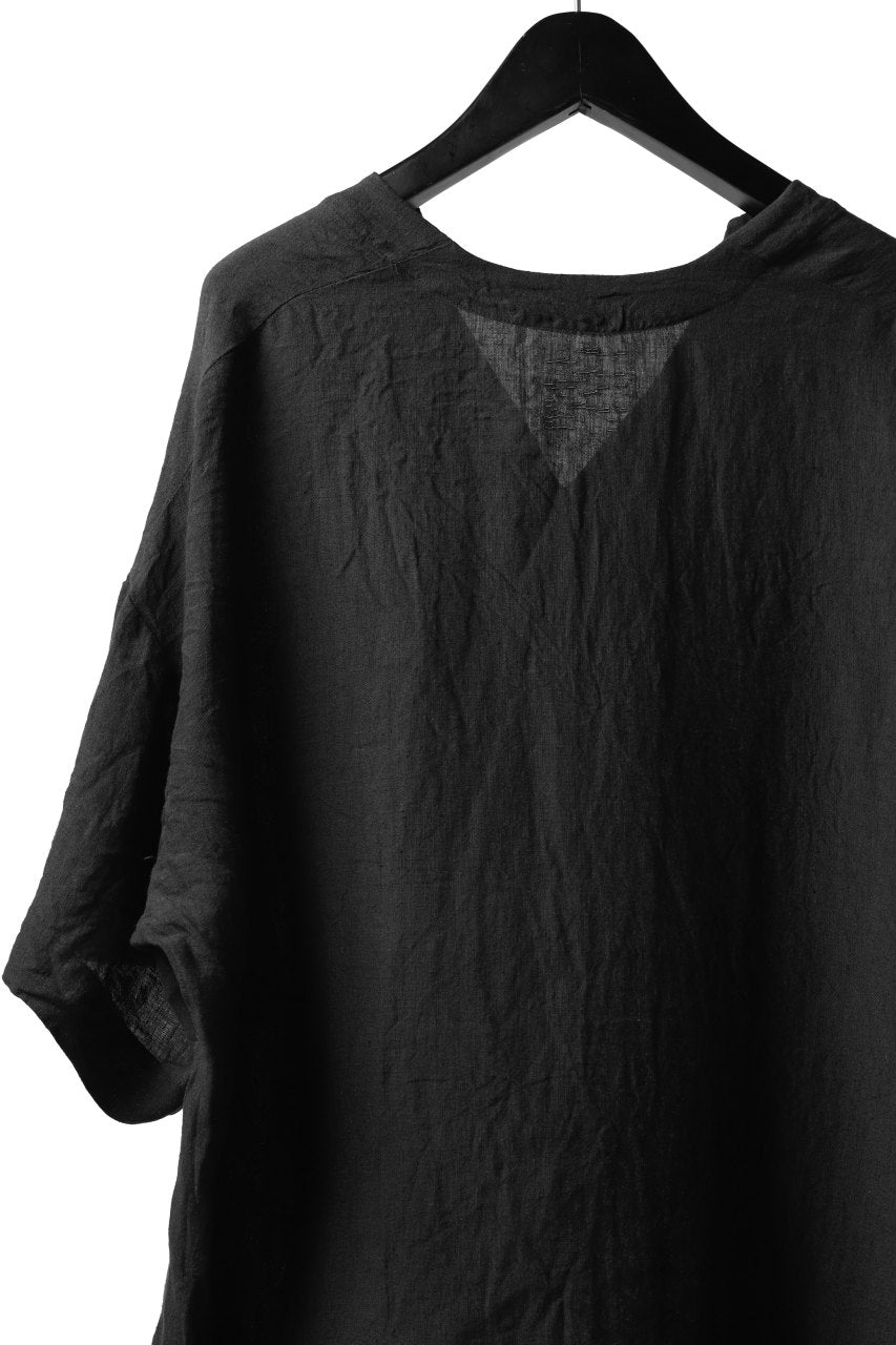 画像をギャラリービューアに読み込む, _vital minimal tunica tops / linen (BLACK)