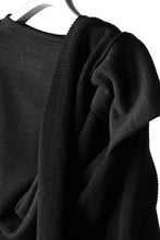 Load image into Gallery viewer, A.F ARTEFACT exclusive LAYERED PULL OVER TOPS / VINTAGE SLAB x THERMOLITE® CORE (BLACK x BLACK)