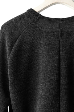 Load image into Gallery viewer, A.F ARTEFACT exclusive RAGLAN PULL OVER TOPS / EXLANWOOL® (D.GREY)