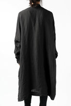 Load image into Gallery viewer, _vital exclusive  oversized stand collar long shirt (BLACK)