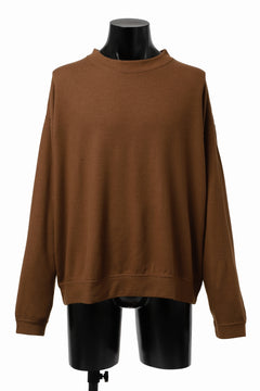 画像をギャラリービューアに読み込む, CAPERTICA MN-SWEAT TOP / SUPER 140s WASHABLE WOOL (CAMEL)