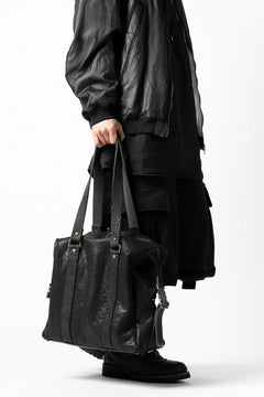 画像をギャラリービューアに読み込む, ierib exclusive 2way Doctors Bag with Strap Belt / FVT Oiled Horse (BLACK)