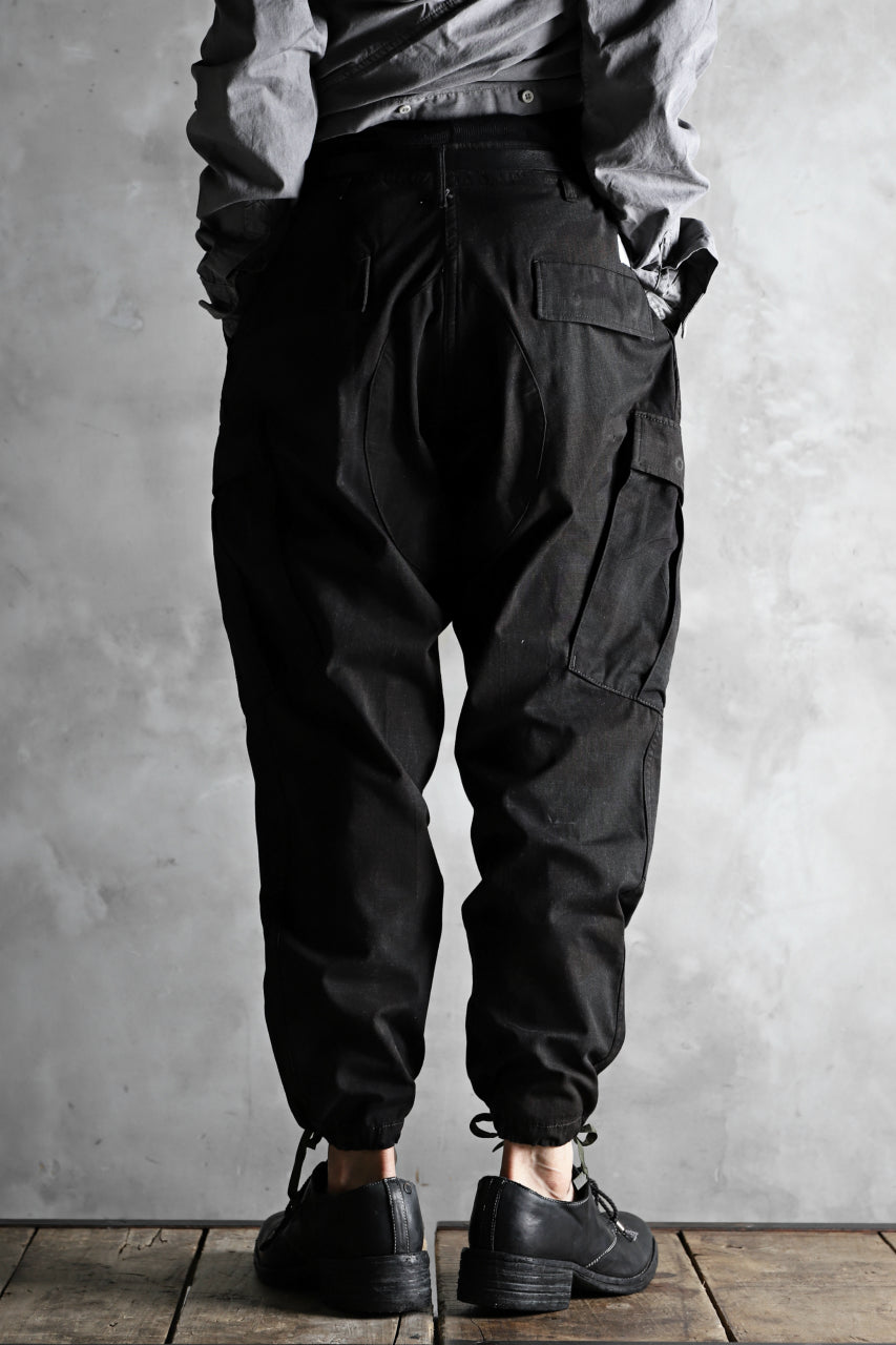 CHANGES VINTAGE REMAKE MILITARY CARGO TAPERED PANTS / WOODLAND CAMO (CHARCOAL DYED #C)