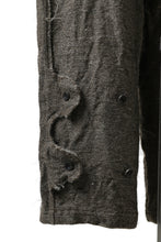Load image into Gallery viewer, YUTA MATSUOKA buggy pants / goat wool (brown)