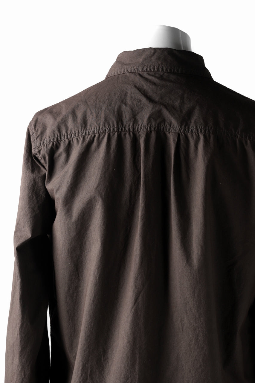 Load image into Gallery viewer, RUNDHOLZ DIP REGULAR COLLAR SHIRT / DYED C-CLOTH (RUST)
