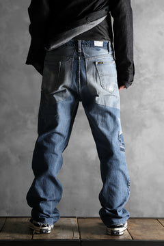 画像をギャラリービューアに読み込む, CHANGES VINTAGE REMAKE DENIM STRAIGHT PANTS / RARE DENIM (INDIGO #A)