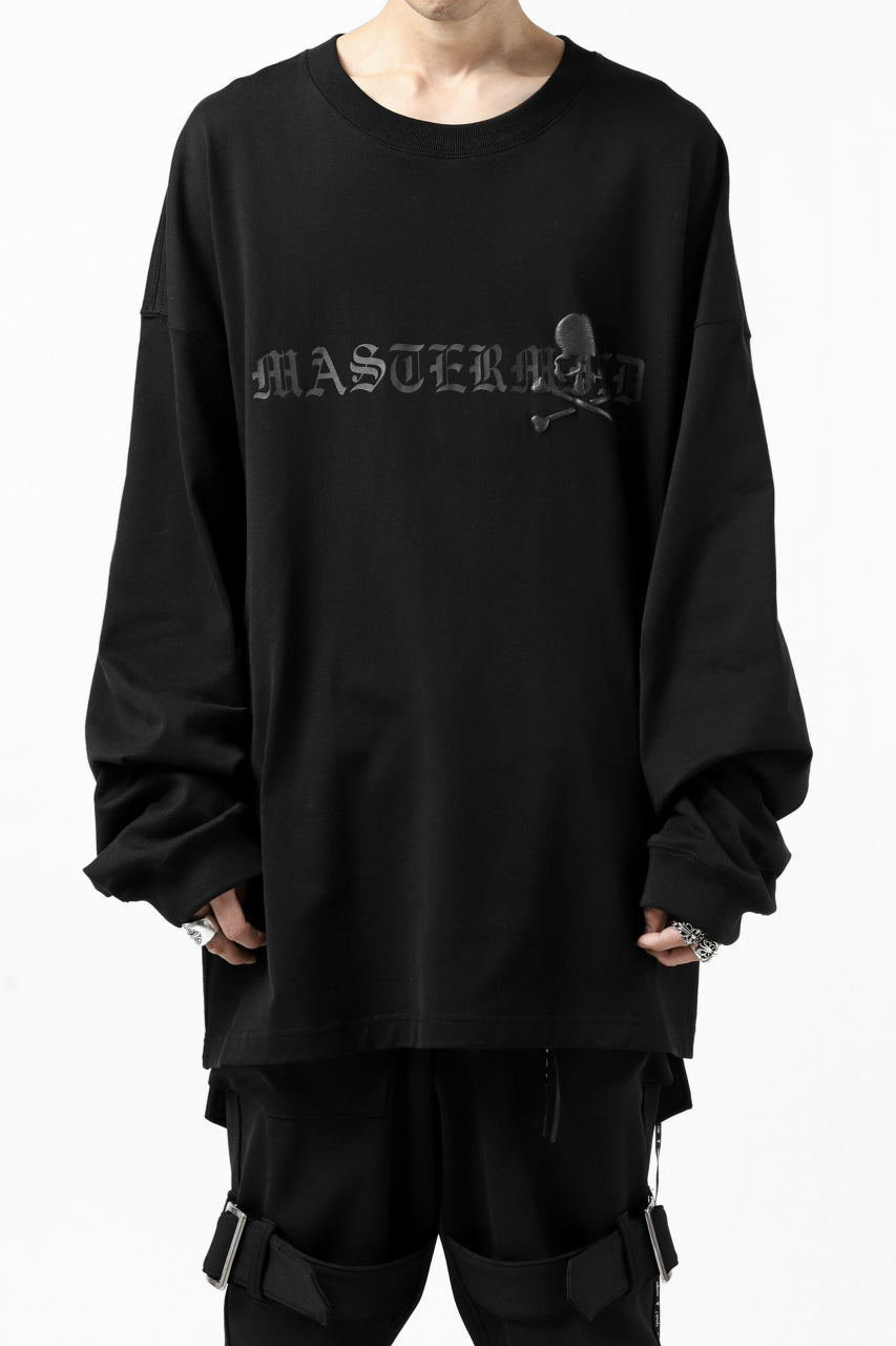 画像をギャラリービューアに読み込む, mastermind JAPAN BOXY-FIT LS / RUBBER AND FOAM PRINTED (BLACK)