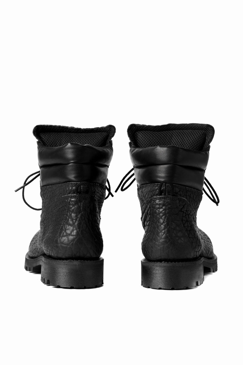 Portaille exclusive LEX-W20 TREK Laced Boots / ROUGH BULL (BLACK)