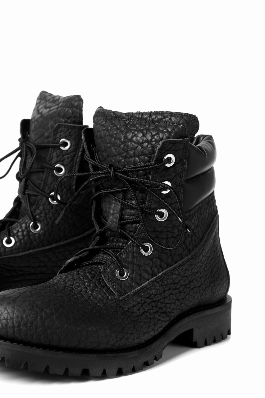 Portaille exclusive LEX-W20 TREK Laced Boots / ROUGH BULL (BLACK)