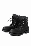 Portaille exclusive LEX-W20 TREK Laced Boots / ROUGH BULL (BLACK)