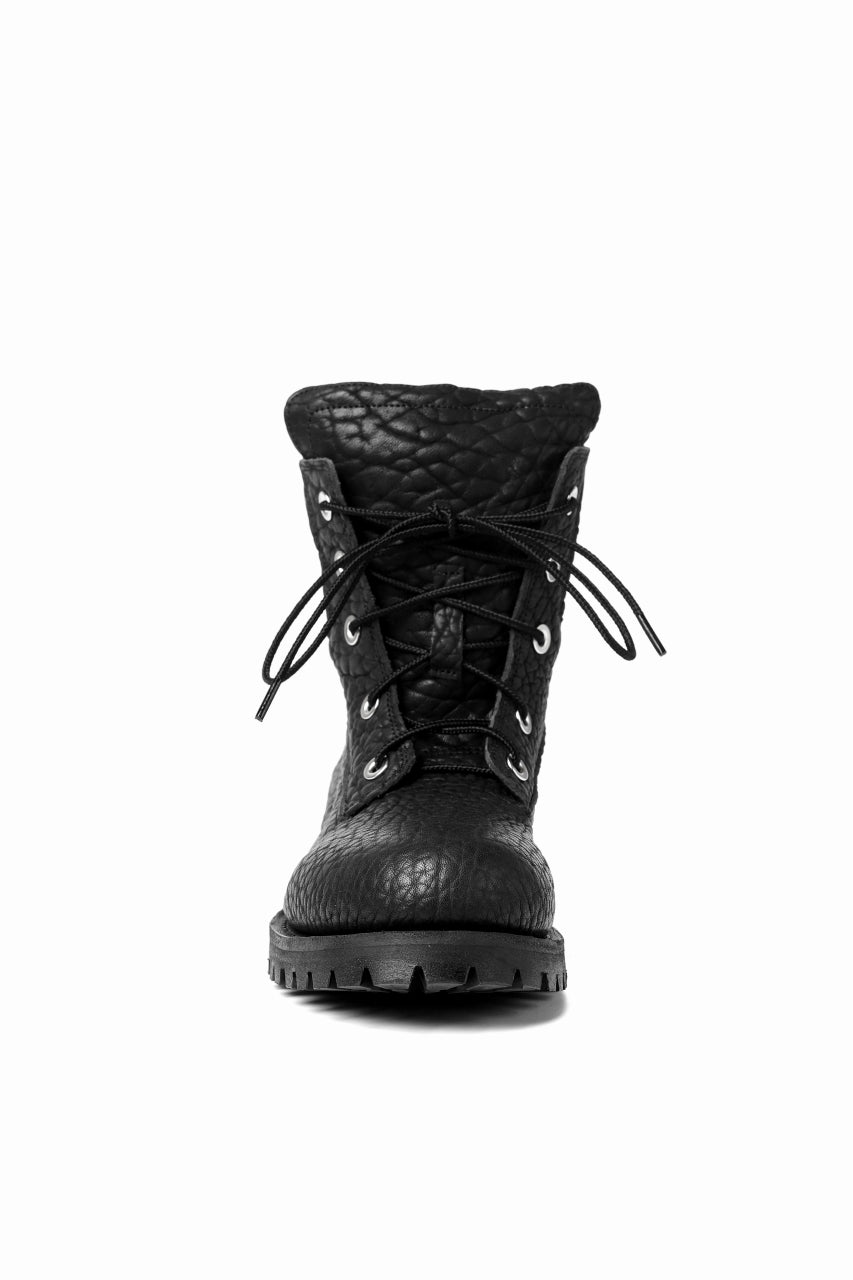 Portaille exclusive LEX-W20 TREK Laced Boots / ROUGH BULL (BLACK)