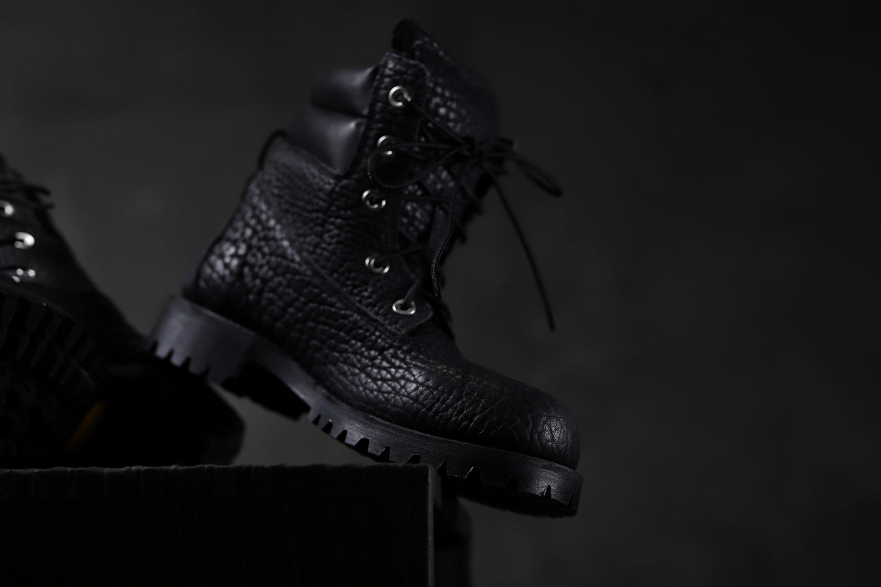 Portaille exclusive LEX-W20 TREK Laced Boots / ROUGH BULL (BLACK)