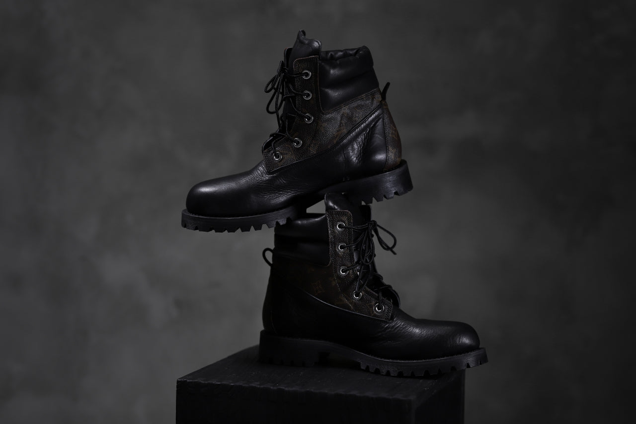 Portaille exclusive LEX-W20 TREK Laced Boots / VINTAGE "re-build" (BLACK / XXX)