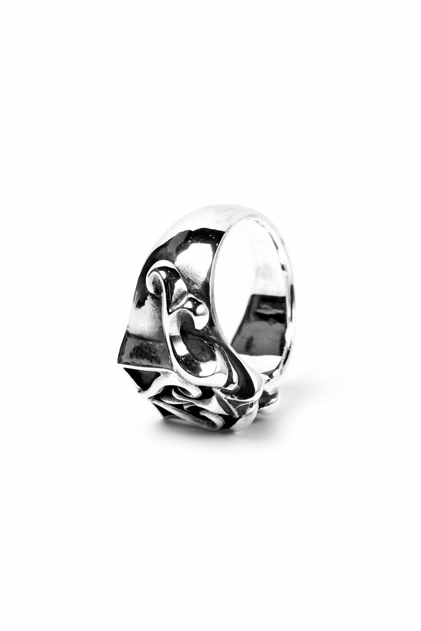 Loud Style Design - GET IN THE RING "HARD ACE" SILVER RING ※