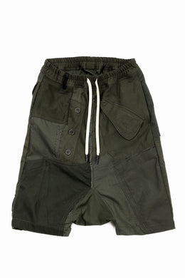 BACKLASH xx LOOM exclusive The Re-BUILD VINTAGE CUSTOM SARROUEL SHORTS (ARMY FIELD-B)