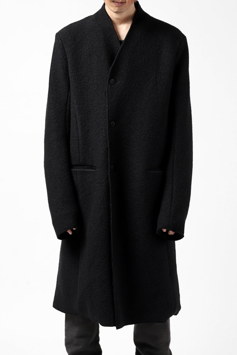 daub LAPELLESS COAT / VIRGIN WOOL (BLACK)の商品ページ | ドーブの公式通販 - LOOM OSAKA ...