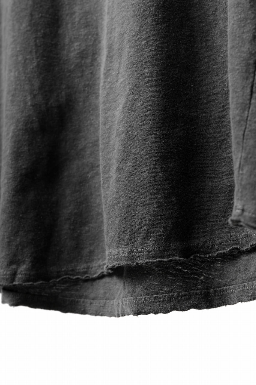 daub DYEING T-SHIRT SCAR STITCHED / CL-JERSEY (GREY)