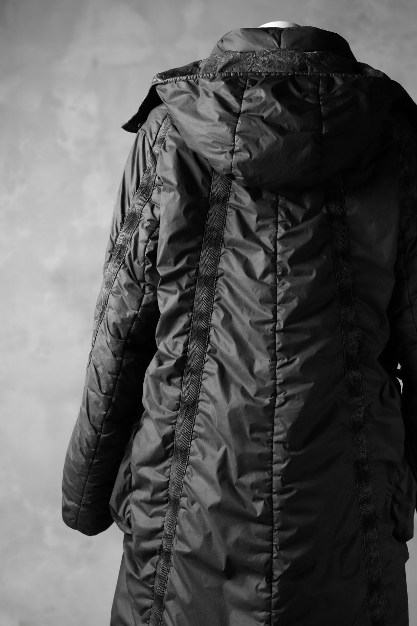 Load image into Gallery viewer, masnada REVERSIBLE PUFFER PADDED MODS COAT / WATER RESISTENT (BLACK)