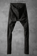 masnada SCAR STITCHED RAW EDGE SKINNY PANT / OBJECT DYED (LEGION)