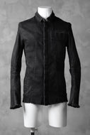 masnada EMBEDDED JEANS JACKET / DENIM ELASTICZZATO (BLACK)