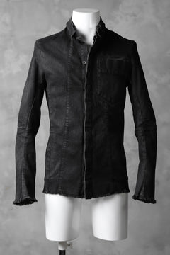 Load image into Gallery viewer, masnada EMBEDDED JEANS JACKET / DENIM ELASTICZZATO (BLACK)